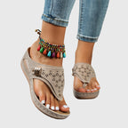 Women's Bohemian Casual Thong Comfort Sandals | Slip On