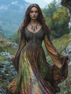 Women's Long Sleeve Party Maxi Dress | Halloween