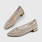 Women's Elegant Point Toe Slip On Shoes | Low Heel
