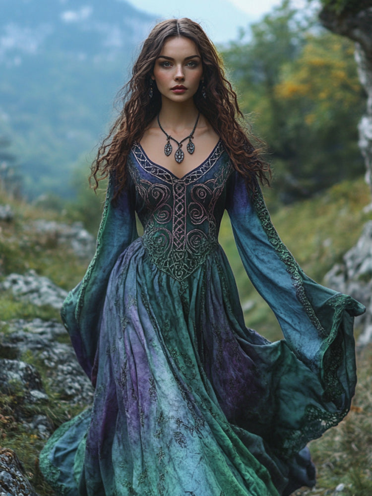 Women's Long Sleeve Party Maxi Dress | Halloween