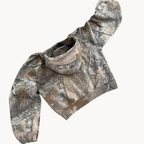 Women's Camo Oversized Gray Hoodie | Streetwear