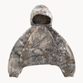 Women's Camo Oversized Gray Hoodie | Streetwear