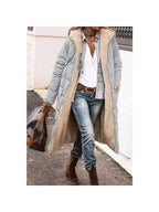 Women's Long Fur Zip Up Jacket | Winter