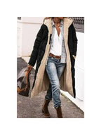 Women's Long Fur Zip Up Jacket | Winter