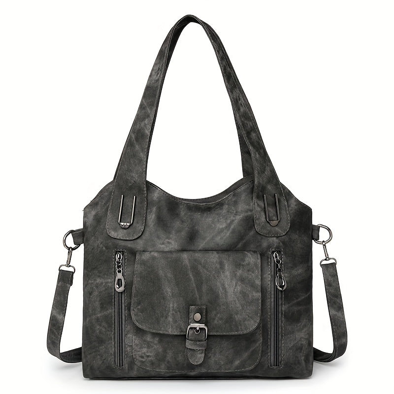 Women’s Stylish Vintage Shoulder Bag | Multi-Pocket