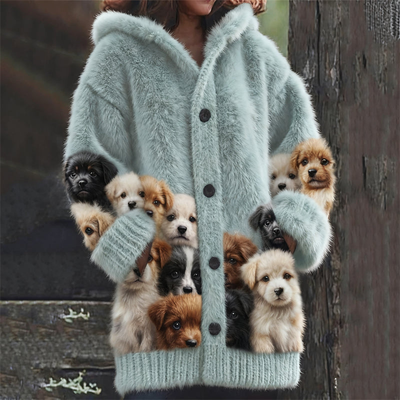 Women's Winter Oversized Cardigan | Hooded