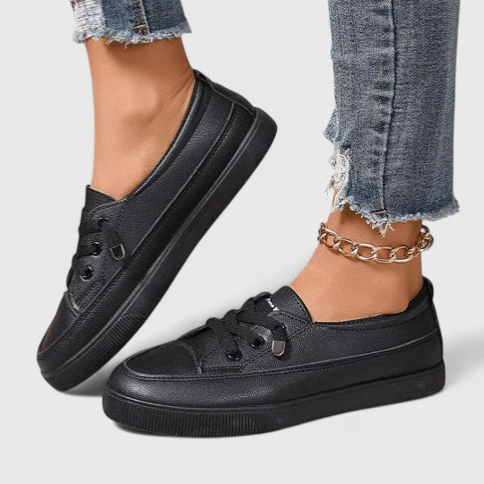 Women's Casual Lace Up Sneakers | Flat