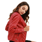 Women's Zip-Front Moto-Style Jacket | Casual