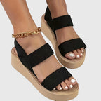 Women's Elegant Thick Sole Platform Summer Sandals | Ankle Strap