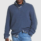 Men’s Ribbed Quarter Zip Sweater | Regular Fit