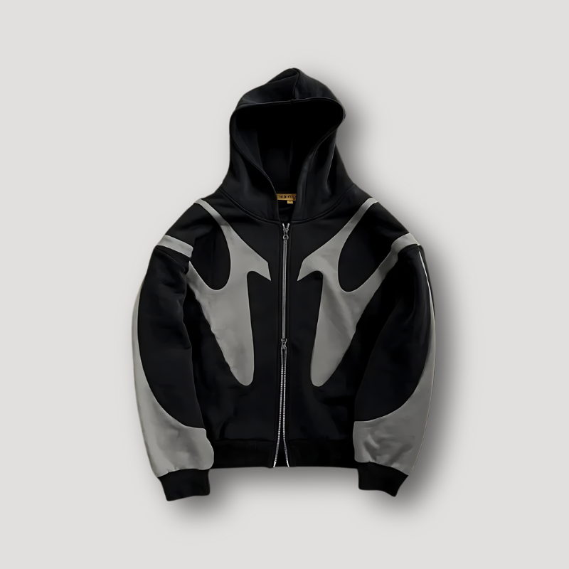 Men's Streetwear Hooded Zip Up Jacket | Winter