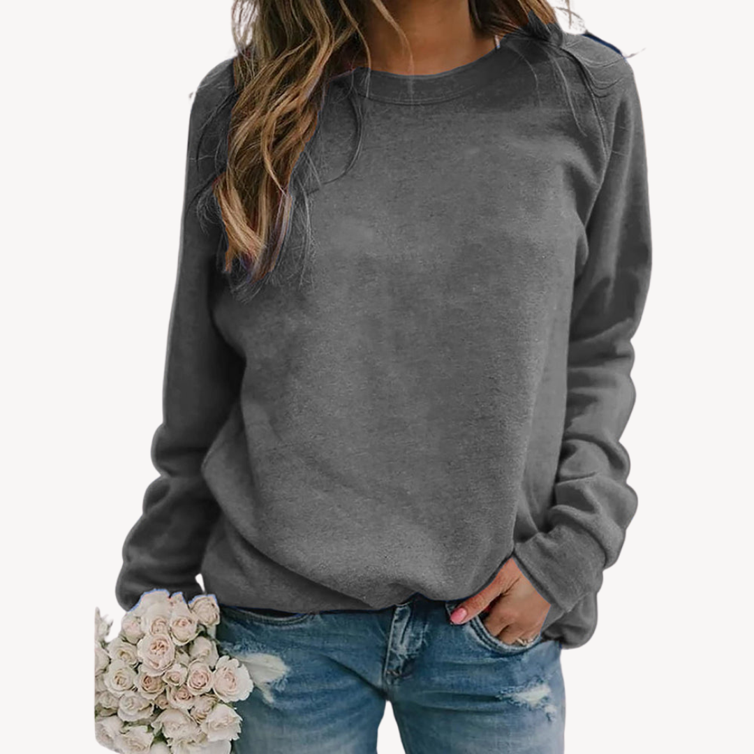 Women's Long Sleeve Crew Neck Sweater | Winter