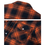Men's Checkered Long Sleeve Collared Jacket | Winter