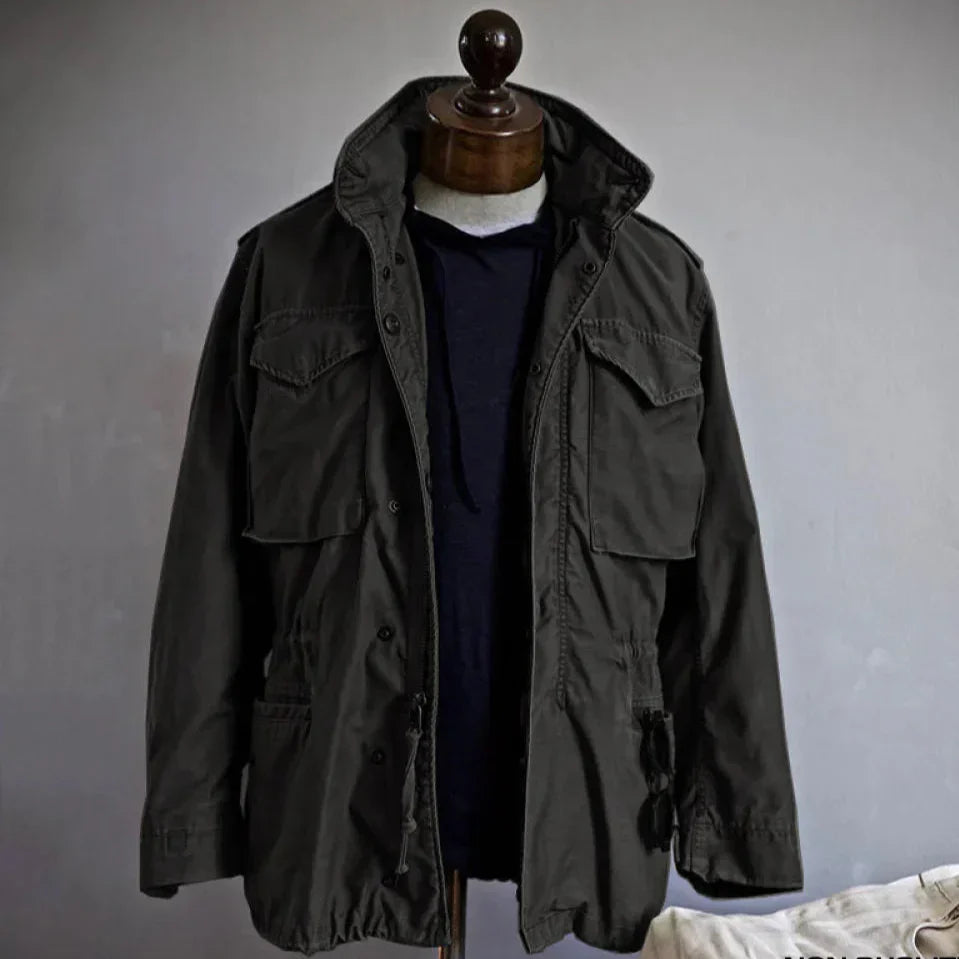 Men's Collared Zip Up Jacket | Winter