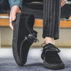 Men’s Lace-Up Casual Shoes | Textured