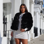 Women's Elegant Cropped Jacket | Stylish