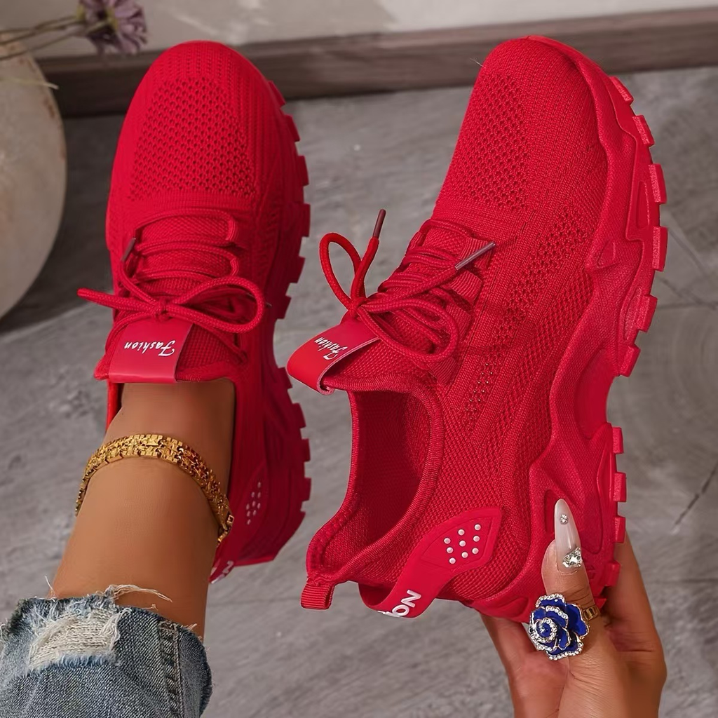 Women's Casual Lace Up Sneakers | Running