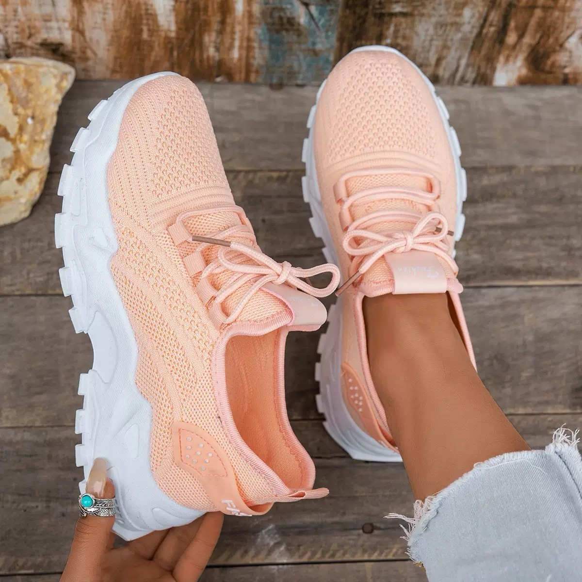 Women's Casual Lace Up Sneakers | Running