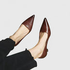 Women's Chique Low Stiletto Heels | Pointed Toe