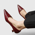 Women's Chique Low Stiletto Heels | Pointed Toe