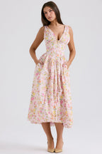 Women's Wedding Guest Drop Waist Dress | Midi