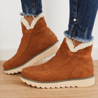 Women's Fold-Over Slip-On Ankle Boots | Winter