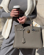 Women's Structured Top-Handle Handbag | Double Handles