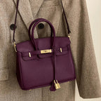 Women's Structured Top-Handle Handbag | Double Handles