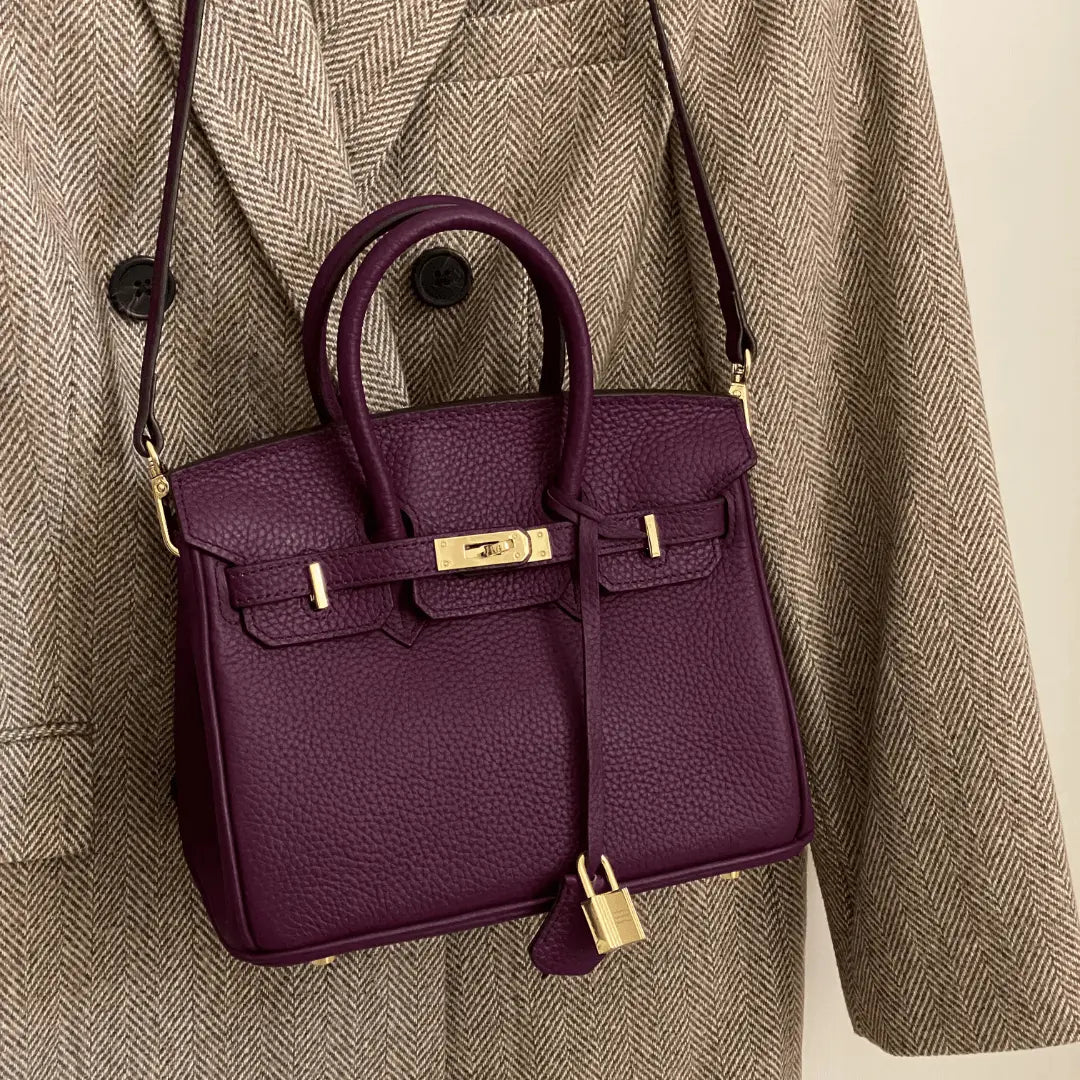 Women's Structured Top-Handle Handbag | Double Handles