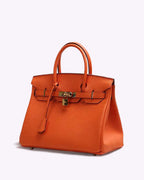Women's Structured Top-Handle Handbag | Double Handles