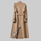 Women’s Long Double-Breasted Trench Coat | Belted