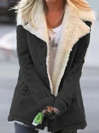Women's Winter Long Sleeve Oversized Jacket | Button Up