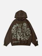 Women's Winter Streetwear Graphic Hoodie | Oversized