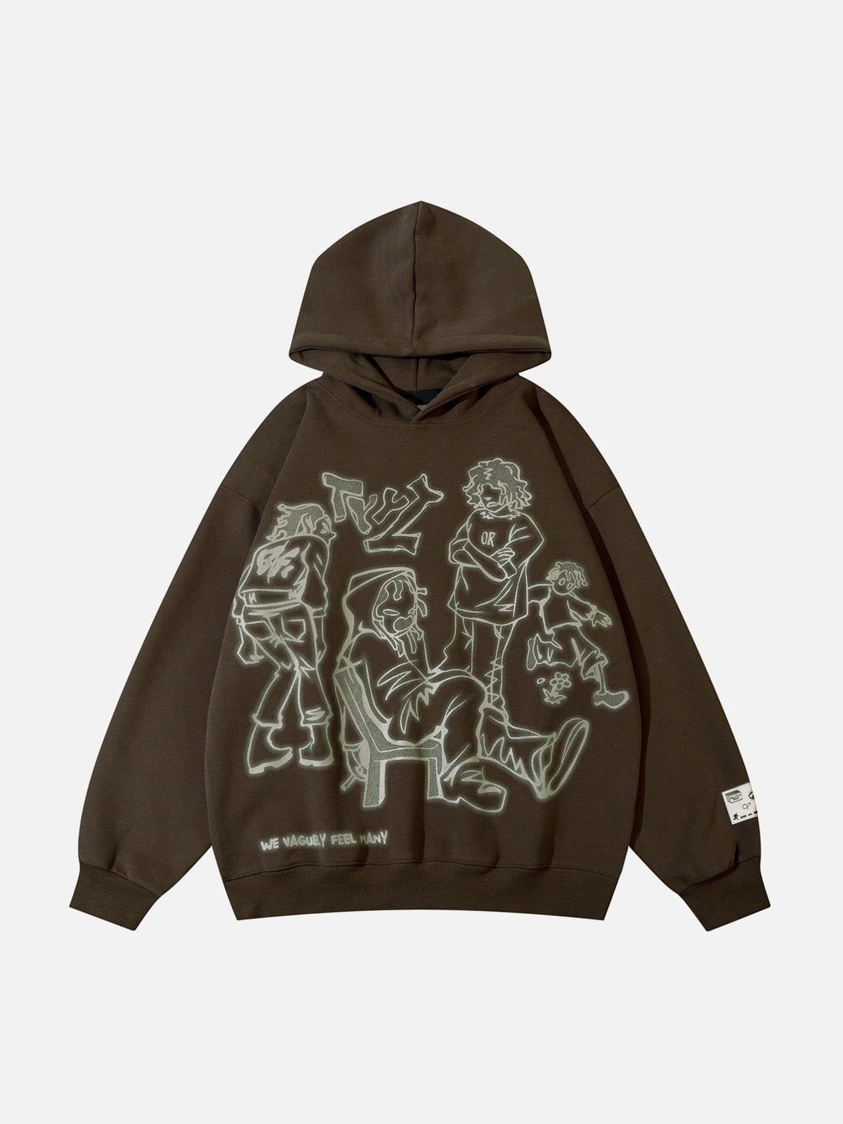Women's Winter Streetwear Graphic Hoodie | Oversized