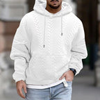 Men's Winter Streetwear Knitted Hoodie | Oversized