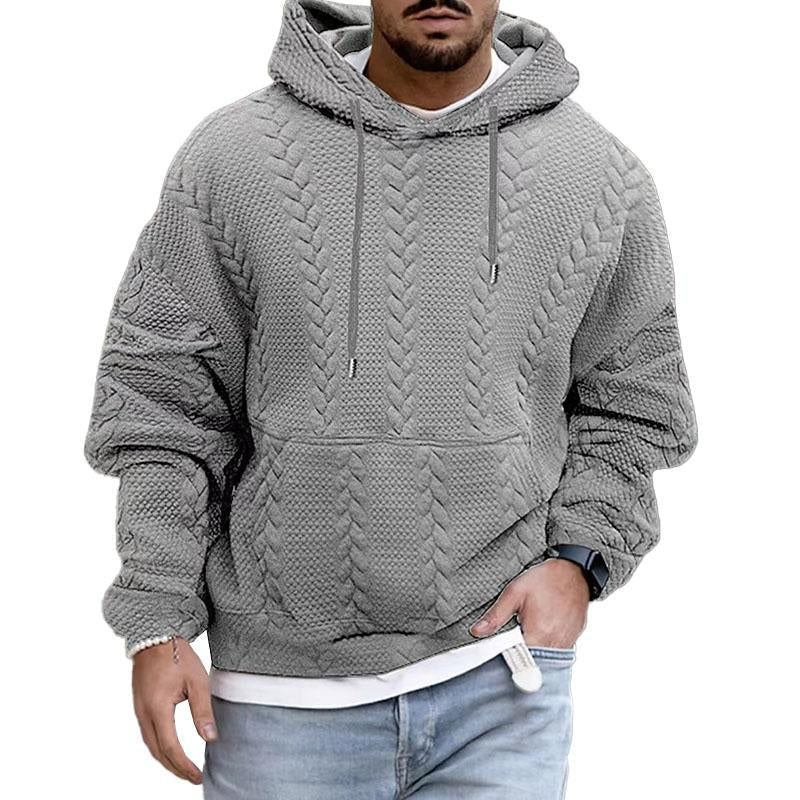 Men's Winter Streetwear Knitted Hoodie | Oversized