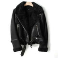Women's Casual Zip Up Moto Jacket | Winter