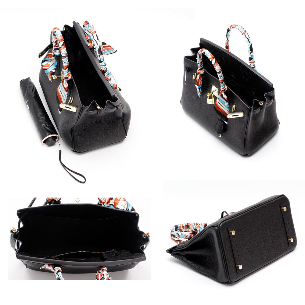 Women's Structured Top-Handle Handbag | Double Handles