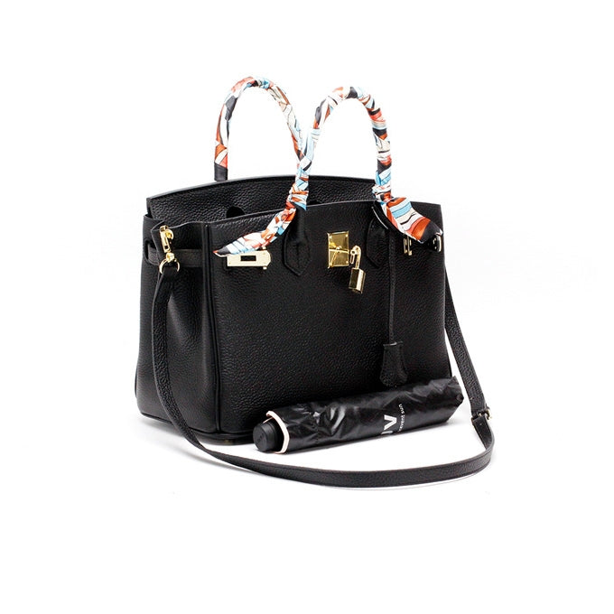Women's Structured Top-Handle Handbag | Double Handles