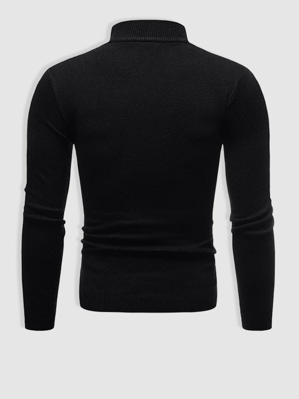 Men’s Slim Fit Turtleneck Sweater | Winter