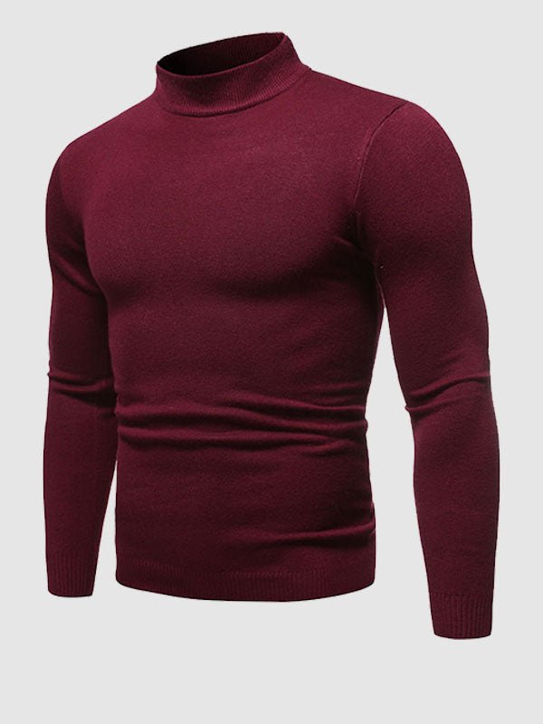 Men’s Slim Fit Turtleneck Sweater | Winter