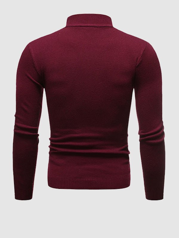 Men’s Slim Fit Turtleneck Sweater | Winter