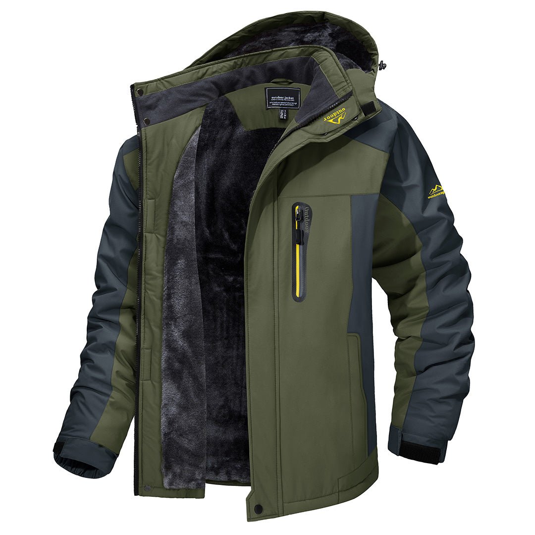 Men's Casual Zip Up Winter Jacket | Hooded