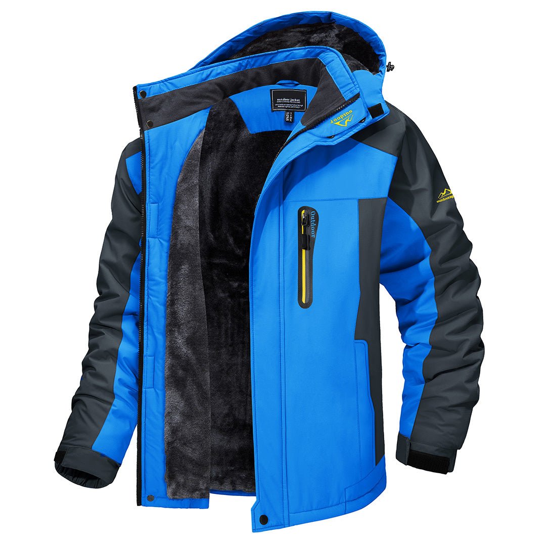 Men's Casual Zip Up Winter Jacket | Hooded