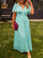 Women’s Summer Elegant Floral Dress | Maxi