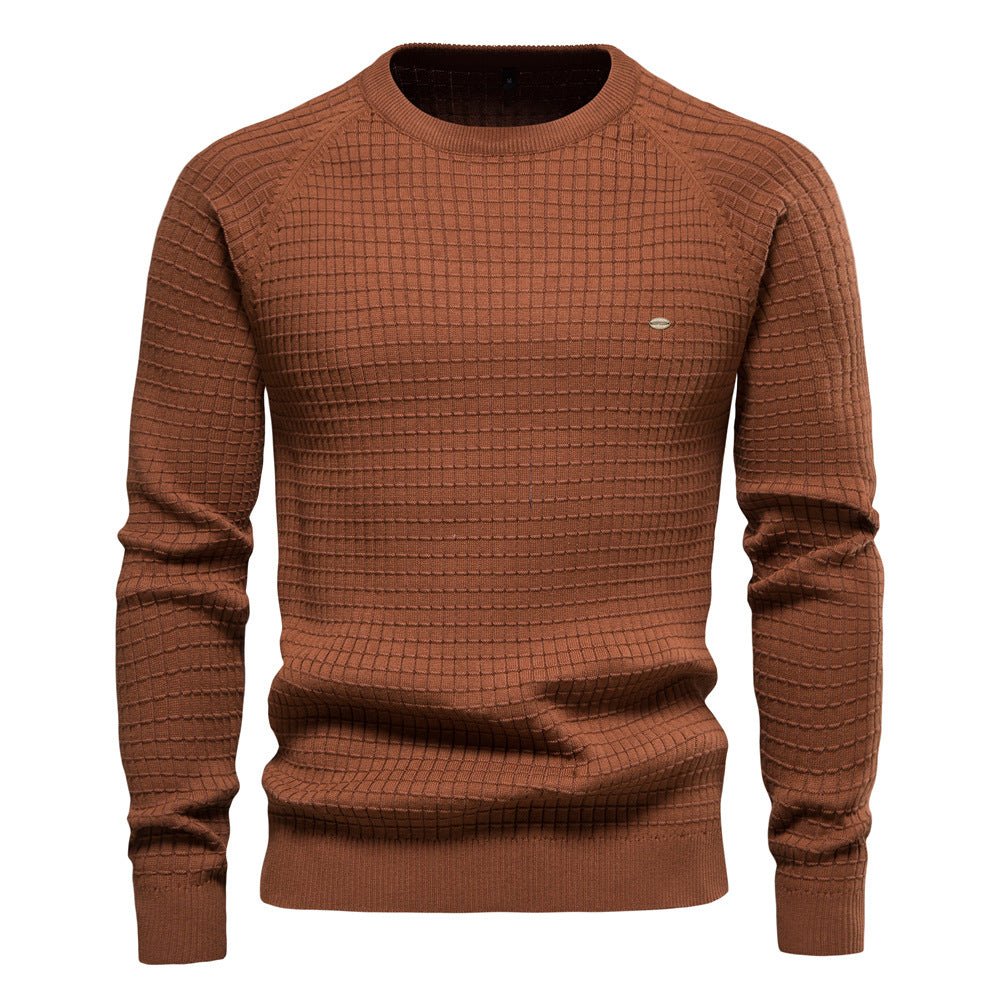 Men's Patterned Winter Sweater | Long Sleeves