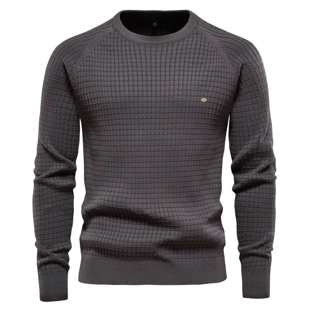 Men's Patterned Winter Sweater | Long Sleeves