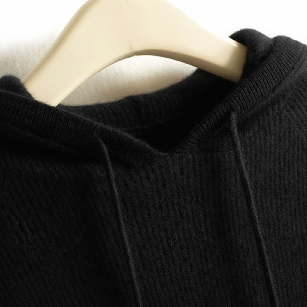 Women's Long Sleeve Knitted Hoodie | Winter
