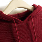 Women's Long Sleeve Knitted Hoodie | Winter