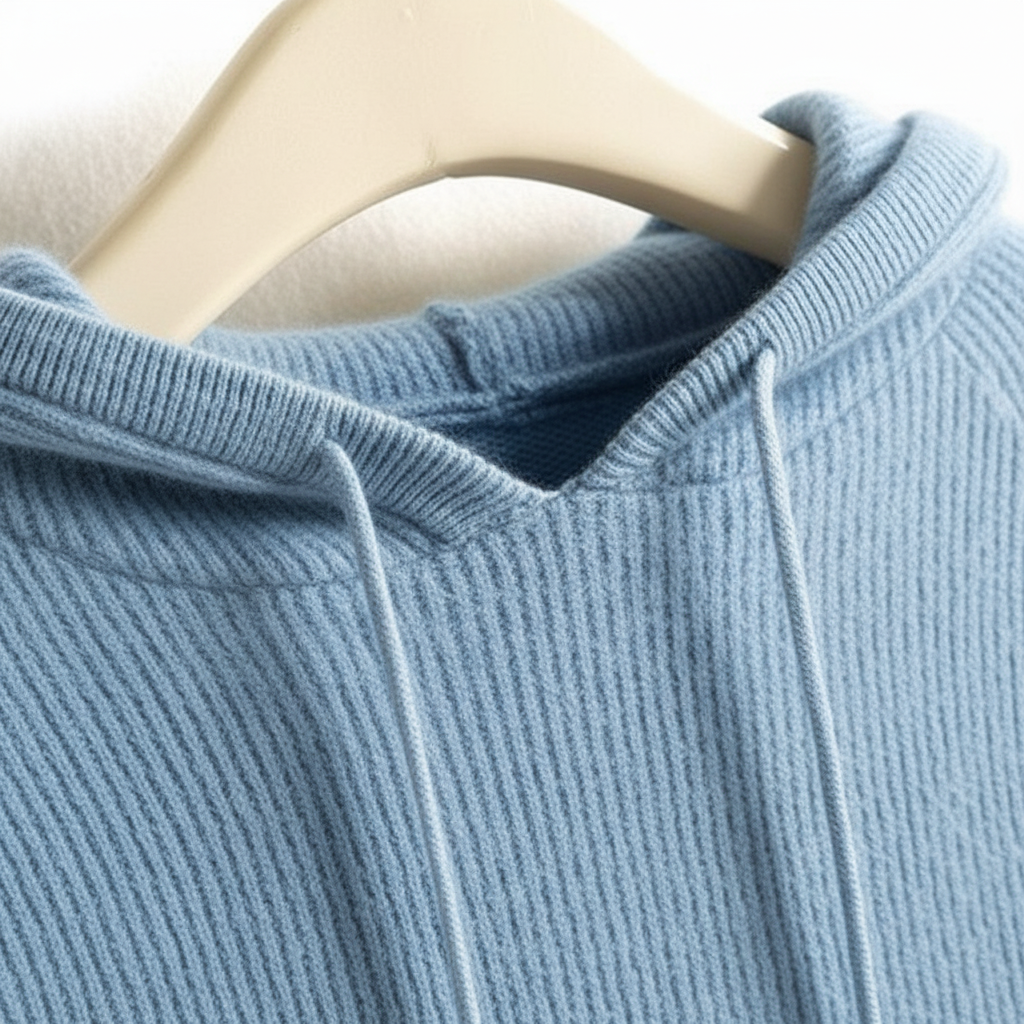Women's Long Sleeve Knitted Hoodie | Winter
